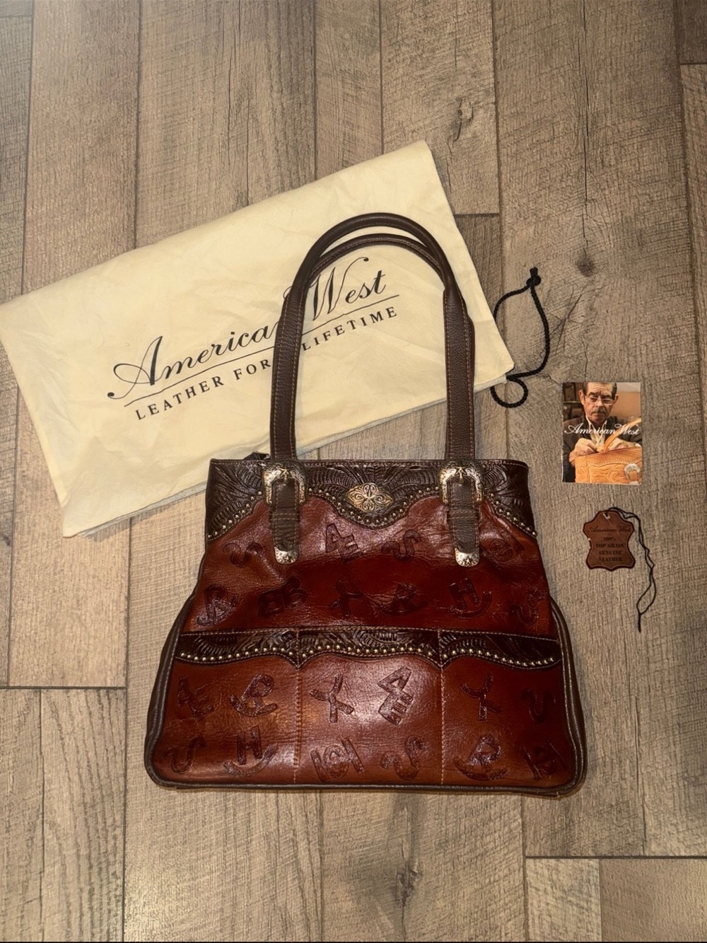American West Brown/Camel Purse